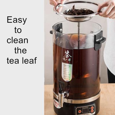 China High quality commercial/hotel electric tea urn stainless steel tea restaurant double layer commercial hot tea boiler tea urn for sale