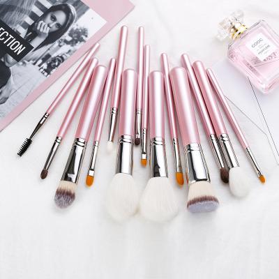 China 14 Wool Makeup Brush Set Animal Hair Beginner Makeup Brush Eyeshadow Brush Super Soft Beauty Makeup Tool for sale