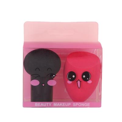 China Special-shaped grinding ball gourd water droplets creative and beautiful soft beauty egg set color dry and wet makeup egg beauty tool for sale