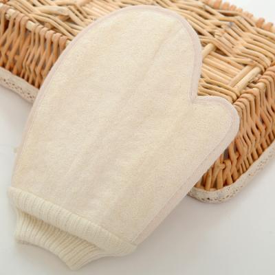 China EXFOLIATING Loofah Natural Loofah Rub Bath Towel Ramie Rub Bath Towel Double Sided for sale