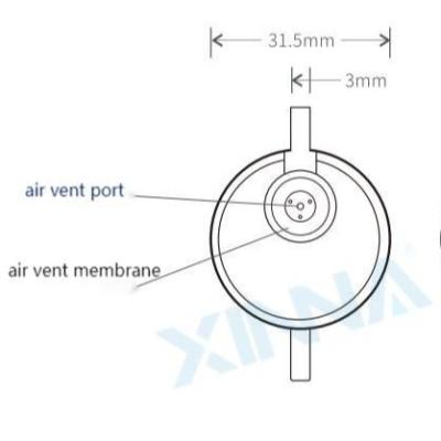 Китай 0.22μm Медицинская мембрана из ПТФЕ для фильтрации воздуха для инфузий продается