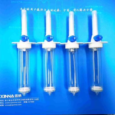 China 15 μm Drip Chamber filter met dop en luchtfilter Te koop