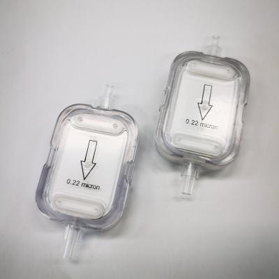 Cina Single Use IV Filter With  Hydrophilic PES 0.2μm and Hydrophobic PTFE 0.2μm Non-sterile in vendita