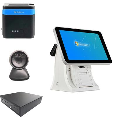 China High quality SDK/system/computer restaurant capacity touch pos Android windos J1900/4g/64g pos for sale