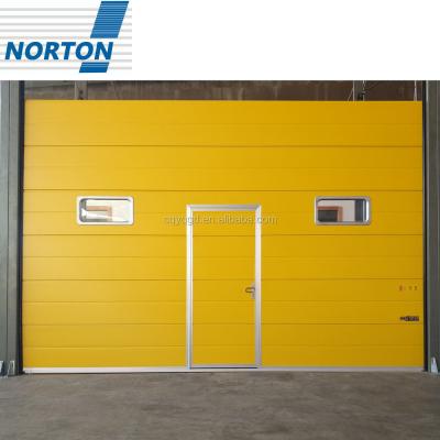 China Modern High Quality Automatic Garage Doors With Pedestrian Door en venta