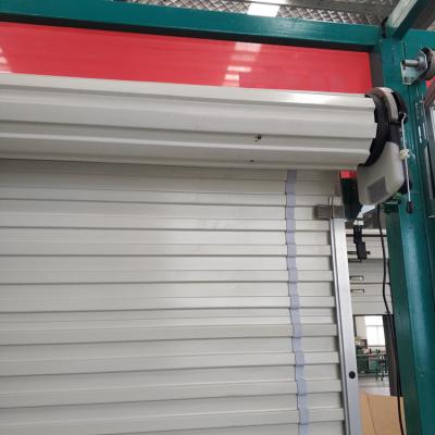 China Modern Australia Style Automatic Roll Up Garage Door With Motor for sale