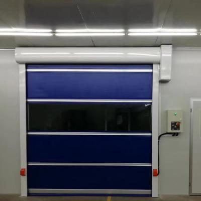 China Modern PVC Button Control High Speed ​​Door Roll Up Rope Control Shutter Door for sale