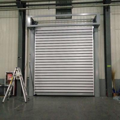 China Modern Exterior Spiral Fast Rolling Shutter Aluminum Hard High Speed ​​Door en venta