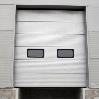 China Long Service Life Industrial Sectional Vertical Factory Lifting Automatic Sliding Overhead Industrial Warehouse Door for sale