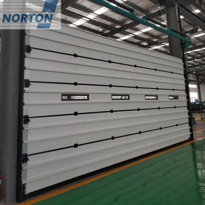 China Industrial Vertical Lift Commercial Industrial Sectional Door for sale