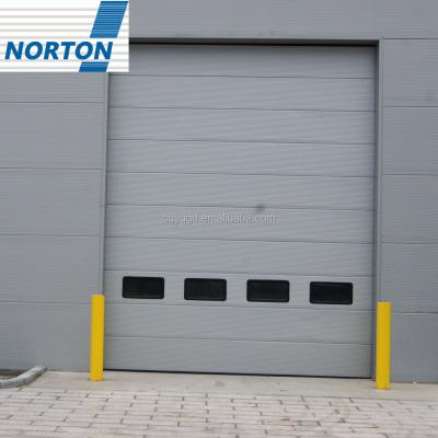 China Factory Manufacturer Direct Sale Automatic High Quality Insulated Industrial Sectional Door for sale