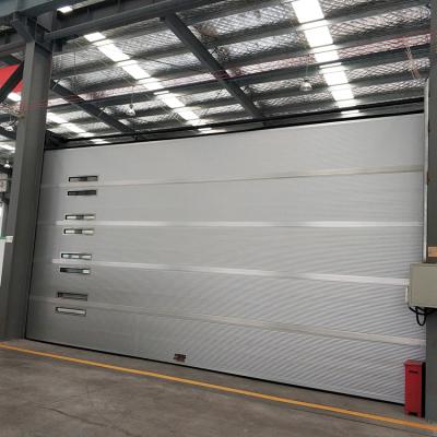 China Modern Industrial Metal Steel Vertical Automatic Stacking Door for sale