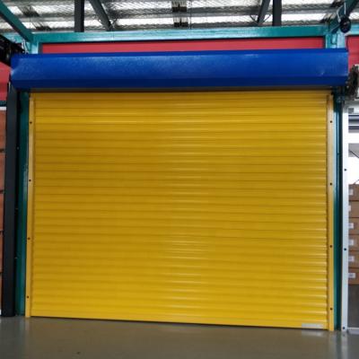 China Modern Industrial Electric Aluminum Roller Shutter Doors With Motor for sale