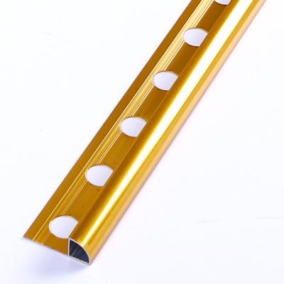 China Foshan FSF Modern Decorative Edge Corner Ceramic Trim Decoration Around Golden Narrow Bronze Color Shape Tile Protective Trim for sale