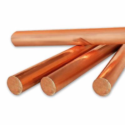 China 99% Cu Min Copper Bonded Rod with Punching Processing Service for sale