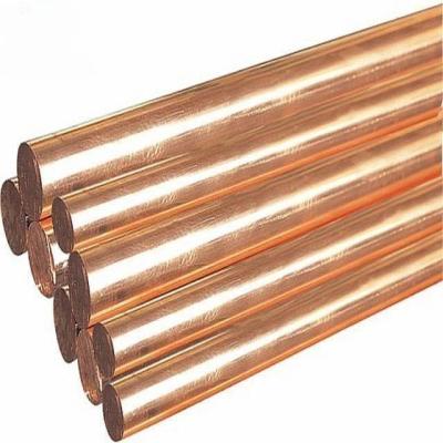 China Copper Grade 8mm Dia Copper Rod with Punching Processing Service for sale