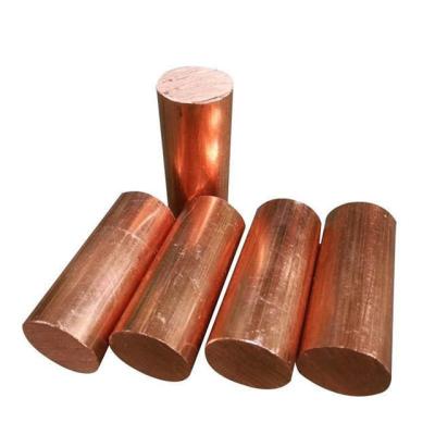 China 99% Cu Min Pure Copper Rod 8 mm voor bouwleveranciers in de decoratie-industrie Te koop