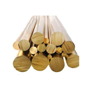 China Lange 1-6 m of als gebogen dienst voor grondstoffen 2 m C1100 Koper Ronde Staaf Vlakke Ronde Solid Brass Staven Te koop