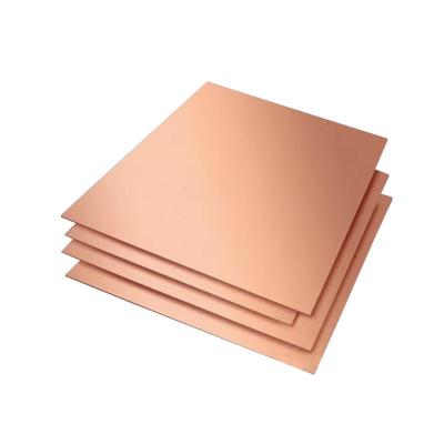 China C10700 C10800 C10910 Grade 5mm Copper Plate For Decoration Industry for sale