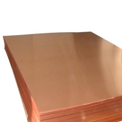 China Non-Alloy Brass Copper Plate Width 50mm-2500mm Erosion Resistant for sale