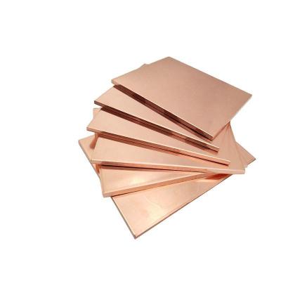 China 20~2500mm Brass Thick Copper Plate With 99% Cu Content Wear Resistance for sale