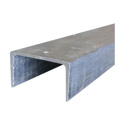 China Carbon Steel C-Shape Channel The Perfect Fit for Curtain Wall Engineering for sale