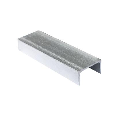 China EN Standard Hot Rolled S235JR U Steel Channel for Curtain Wall Engineering for sale