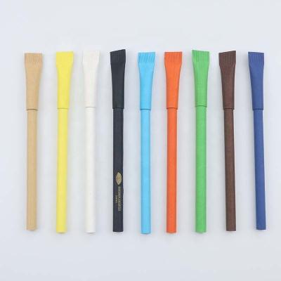 China Eco Friendly Promotional Pen Toothbrush Tube Rolling Paper Pen With Custom Logo for sale