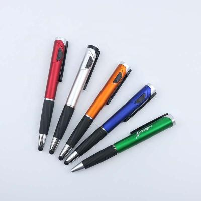 China Promotional Hot Sale Plastic LED Instant Light Stylus Pen Luminous Pencil With Custom Logo for sale