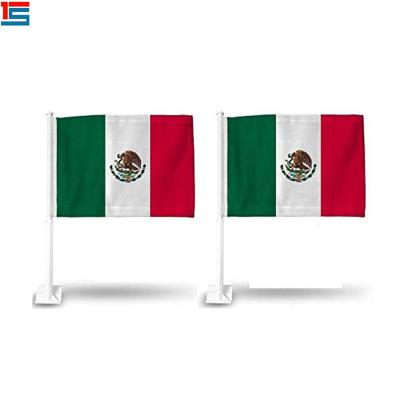 China Wholesale Custom Hotel and Resort Car Flag Mexico Car Window Mexican Flag for sale