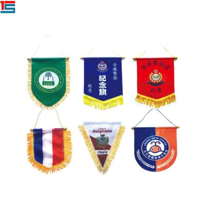 China Car Hanging Rearview Mirror Or Pennant For Car Window Flag for sale