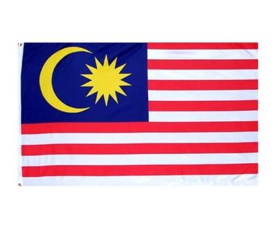 China Custom Barber Shop 2021 Printing Factory Direct Sell Cheap Price Malaysia Flags For Country Election for sale