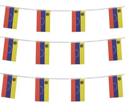 China Hanging 2021 Venezuela Bunking Flags High Quality Custom Digital Printing Polyester for sale