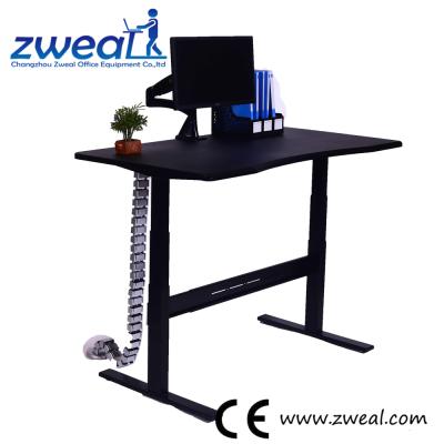 China Ergonomic Desk Position Sitting Table Adjustable Legs Modern Folding Height Desk--Electronic Adjustable for sale