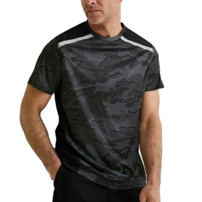 China OEM Custom Anti-wrinkle Summer Cotton Black Outdoor Loose Men's Breathable T-shirt With Round Collar for sale