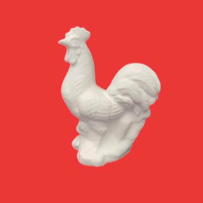 China Craft DIY Toys Plaster Figurine Rooster DIY Toys Coloring Mold Colored Pattern Drawing Customization for sale