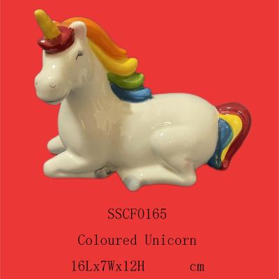 China Craft DIY Toys Plaster Figurine Rainbow Unicorn DIY Toys Coloring Mold Colored Model Drawing Customization for sale