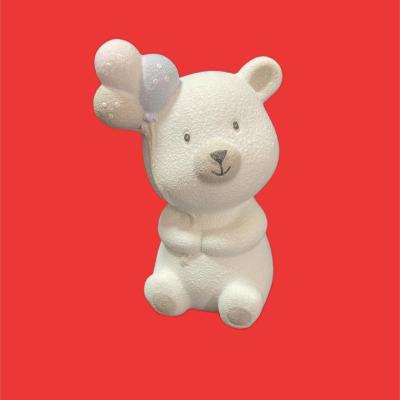 China Craft DIY Toys Plaster Figurine Bear DIY Balloon Toys Coloring Mold Colored Model Drawing Customization for sale