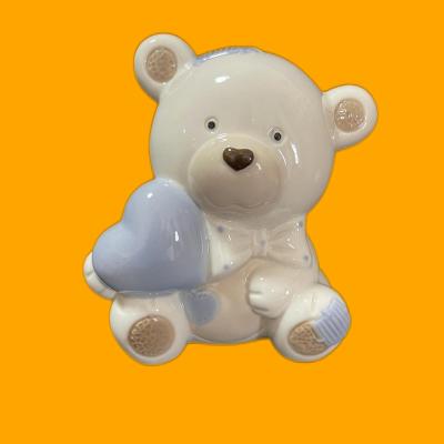 China Craft DIY Toys plaster figurine Bear Heart DIY toys coloring mold coloured drawing pattern customization for sale