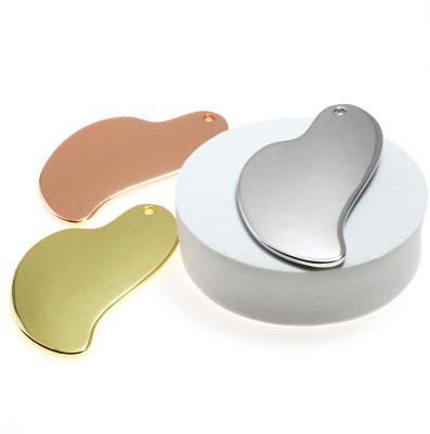 China Popular OEM ODM Body Therapy Facial Skin Care Tools Massager Products Stainless Steel Bird Shape Gua sha Tool for sale