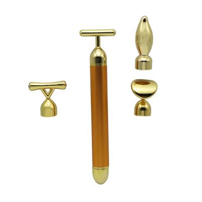 China Skin tightening 4 in 1 gold u shape energy beauty electric sonic bar with custom logo for sale