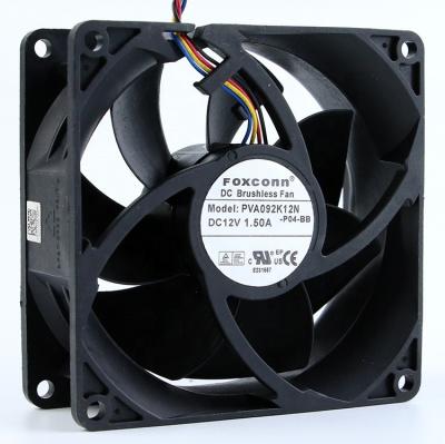 China PC Case Foxconn PVA092K12N-P04-BB DC Fan 12V 90x 90x 38mm Brushless Air Cooling Fan for sale