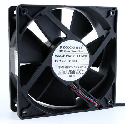 China PC Case Foxconn PIA120K12-P03-BB Brushless DC 12V 120x 120x 38mm Air Cooling Fan Air Cooling Fan High Wind Brushless Axial Fan for sale