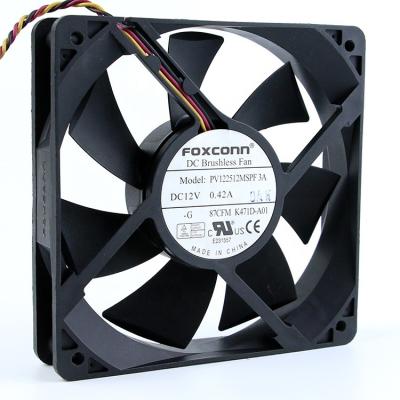 China PC Case Foxconn PV122512MSPF 3A DC Fan 12V 120x 120x 25mm Brushless Air Cooling Fan for sale