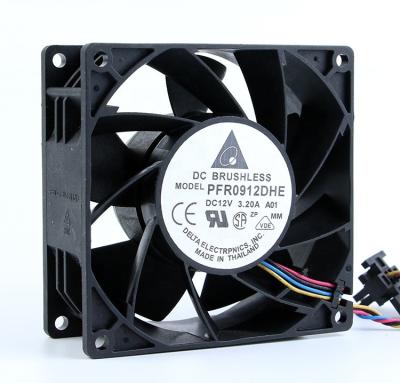 China 90 x 38mm DC fan air cooling brushless fan PC case PFR0912DHE DC12V 90x for sale