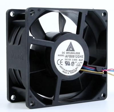 China 80 x 38mm DC fan air cooling brushless fan PC case AFB0812GHE DC12V 80x for sale