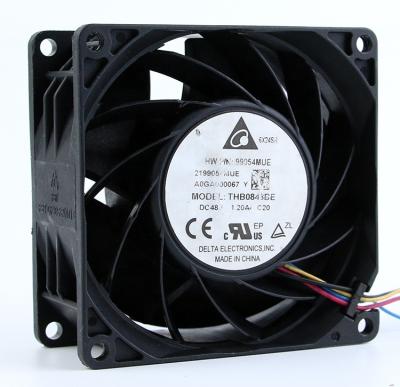 China PC case fan delta THE0848BE DC 48V 80x 80 x 38mm DC fan air cooling brushless fan for sale