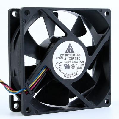 China PC Case Delta AUC0812D DC 12V 80x 80 x 25mm DC Fan Air Cooling Brushless Fan for sale