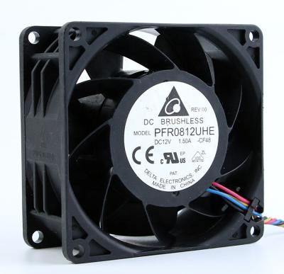 China PC Case Delta PFR0812UHE DC 12V 80x 80 x 38mm DC Fan Air Cooling Brushless Fan 80x for sale