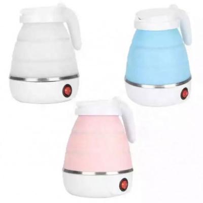 China Keep Hot Travel Portable Collapsible Electric Kettle Water Heater Water Boiling Folding Quick Kettle for sale